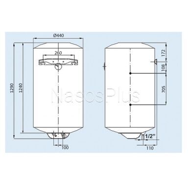 Водонагреватель LEOV LCV Comby 150 l косвенный нагрев