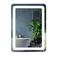 Дзеркало UNIO MRR-04 SQR-RA-S/H 600 x 800 mm LED FL сенсор + підігрів