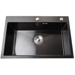 Мойка кухонная 3mm 680х450 Графит 6845HG Mira