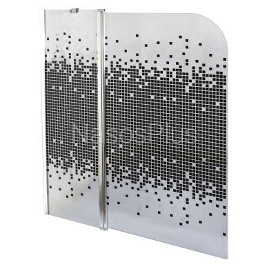 Шторка для ванної ENZA 120TCВ.Mosaic (120B.Mosaic) BRAVO (1уп.)