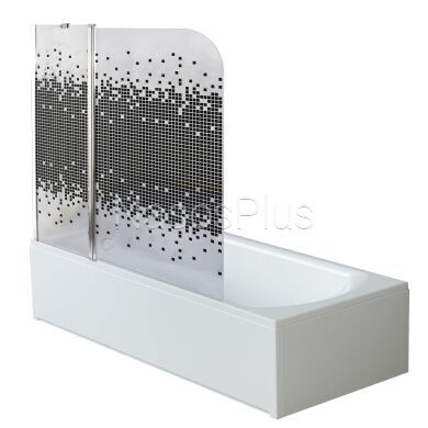 Шторка для ванної ENZA 120TCВ.Mosaic (120B.Mosaic) BRAVO (1уп.)