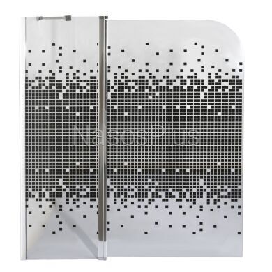 Шторка для ванної ENZA 120TCВ.Mosaic (120B.Mosaic) BRAVO (1уп.)