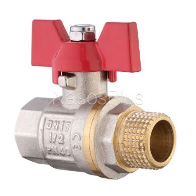 Кран шаровый прямой SOLOMON 1/2″ НВ КБ PN40 B1008 - Фото 5 Кран шаровый прямой SOLOMON 1/2″ НВ КБ PN40 B1008