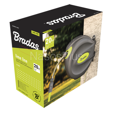 Катушка автоматическая со шлангом LIME LINE 1/2" 20м с комплектом арматуры