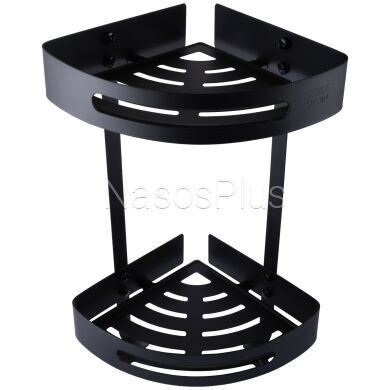 Полка подвійна кутова Globus Lux BQ9422 - Фото 3 Полка подвійна кутова Globus Lux BQ9422