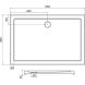 Душевой поддон прямоугольный WKRA SS120I BRAVO (2уп.)