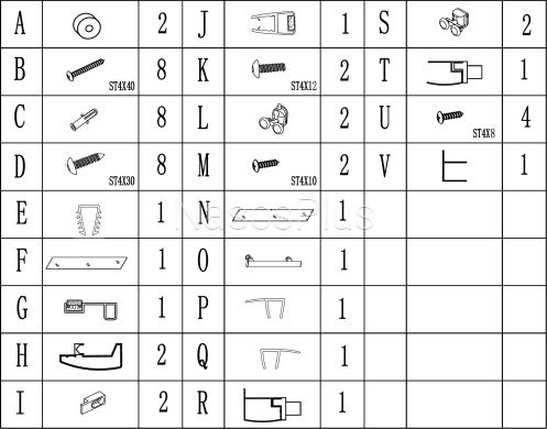 Душові двері TORMES 120FS BRAVO (2уп.)