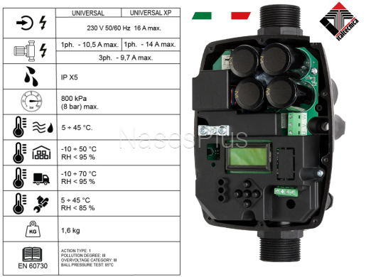 Частотний перетворювач Italtecnica SIRIO Universal XP