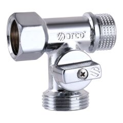 Кран шаровый для стиральной машины ARCO 1/2&Prime;х3/4&Prime;х1/2&Prime; 0233510