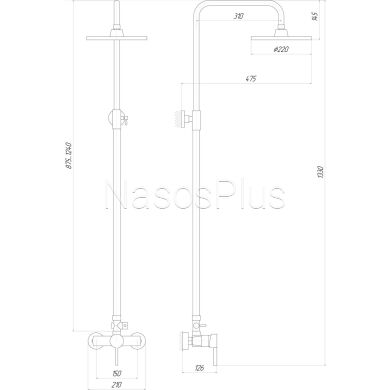 Душова система Globus Lux LAZER DS-007A