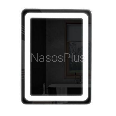 Дзеркало UNIO MRR-04 SQR-RA-H 600 x 800 mm LED FL з підігрівом - Фото 5 Дзеркало UNIO MRR-04 SQR-RA-H 600 x 800 mm LED FL з підігрівом