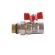 Кран шаровый прямой с американкой WATERVALVE Q003 NV-V343 3/4&Prime; BH