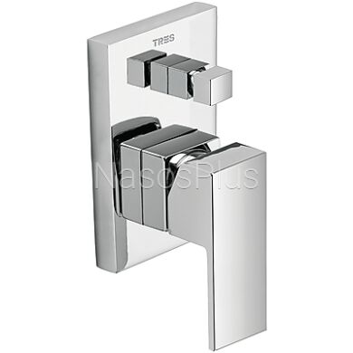 Душова система TRES CUADRO-TRES 106980 прихованного монтажу,два споживача,лійка 300*300мм Spain - Фото 5 Душова система TRES CUADRO-TRES 106980 прихованного монтажу,два споживача,лійка 300*300мм Spain