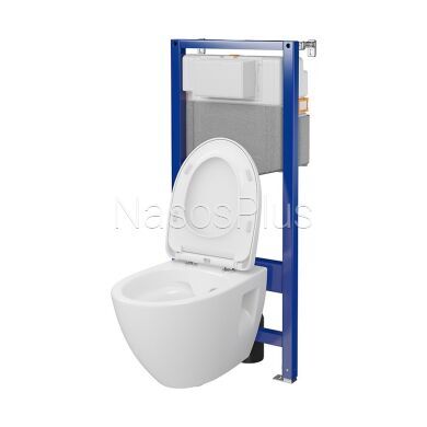 КОМПЛЕКТ С35 ІНСТ СИС-МА AQUA 50 QF MEХАН+ MODUO PLUS ОВАЛЬНЫЙ CLEANON С сид дюр лифт БЕЗ КНОПКИ