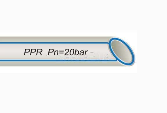 Труба полипропиленовая простая VS® PPR PIPE 25*4.2mm