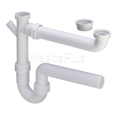 Сифон для мойки &Oslash;40 двойной VIEGA пластик 329174