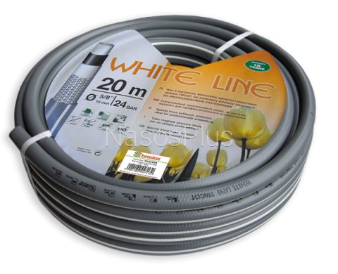 Поливочный шланг WHITE LINE 1/2" 20м бухта - Фото 1 Поливочный шланг WHITE LINE 1/2" 20м бухта