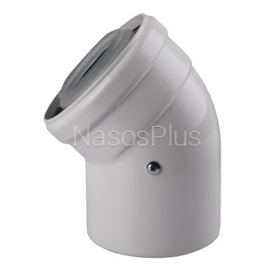 Колено 45 градусов, d=60/100 mm CE.00.30 C Конденсационное