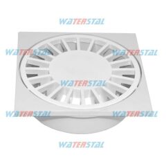 Трап 150*150 мм, нижний отвод &Oslash;110, пластиковый &Prime;Waterstal&Prime; (YS 115)