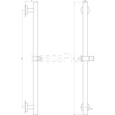 Душевая стойка Globus Lux SUS-1106