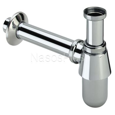 Сифон для раковины VIEGA 1 1/4&Prime; х1 1/4&Prime; метал. хром бутыл. б/г 100674