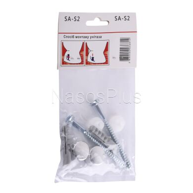 Кріплення SA- S2, для унітазу, біде, &Oslash;6 мм CRISTAL