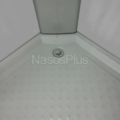 Душевой бокс полукруглый без крыши SAN L90FFS (L90F) BRAVO (3уп.) - Фото 3 Душевой бокс полукруглый без крыши SAN L90FFS (L90F) BRAVO (3уп.)