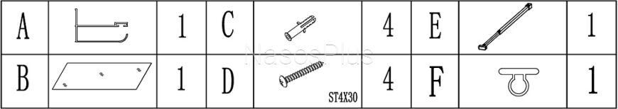 Душевая перегородка LEGA 90TC (90T) BRAVO (1уп.)