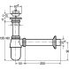 Сифон для раковины VIEGA 1 1/4&Prime;х1 1/4&Prime; хром бутыл з/г 366681