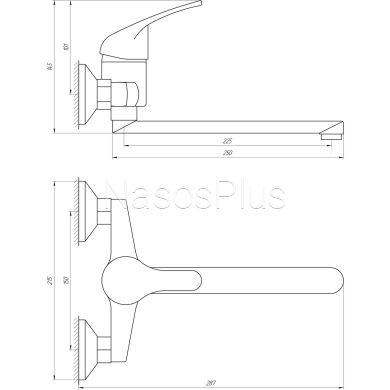 Смеситель для кухни Globus Lux Solly GLSO-0104