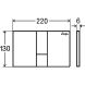 Панель смыва Prevista д/бачков Visign for Style 24, черный, Viega 773304