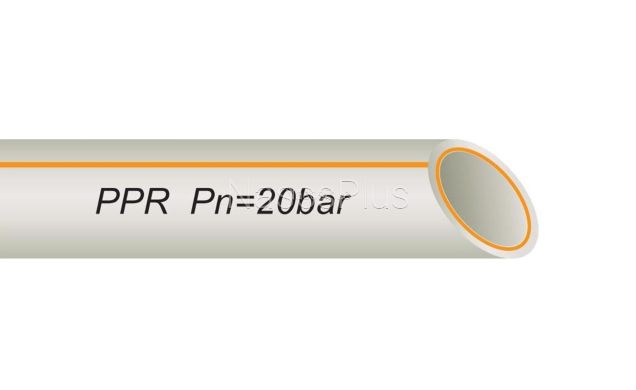 Труба полипропиленовая со стекловолокном VS® PPR PIPE 32*5.4mm
