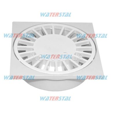 Трап 150*150 мм, нижний отвод &Oslash;50, пластиковый &Prime;Waterstal&Prime; (YS 415)