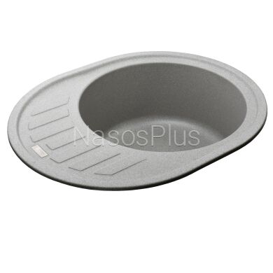 Гранитная мойка Globus Lux ARNO серый камень 620x500мм-А0005