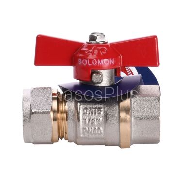 Кран шаровый SOLOMON 16х1/2&Prime; 1184 внутр. резьба