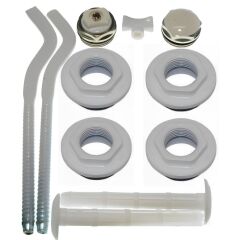 Комплект футорок секционного радиатора CRISTAL NR-2013 1/2&Prime;с 2-кронштейнами (HT 405)