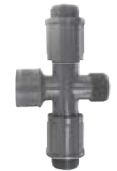RB1320-010 Крестовина 1"ВР х 1"НР х 2 выхода 1"НР
