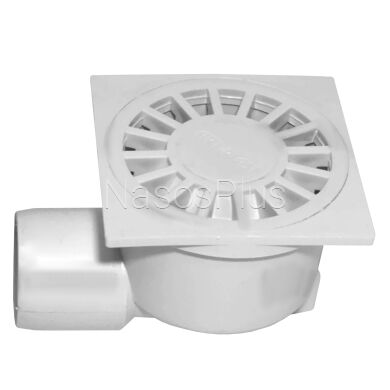 Трап 150*150 мм, боковой отвод &Oslash;50, пластиковый &Prime;Waterstal&Prime; (YS 425)