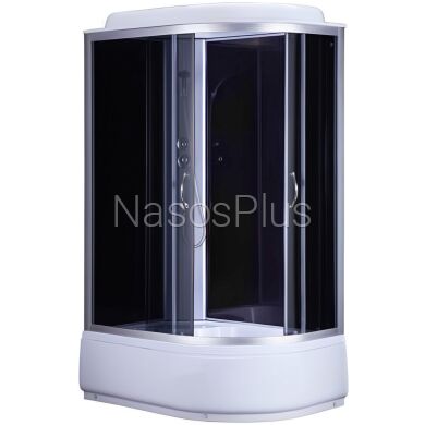 Душевой бокс ассиметричный левый OBRA H120GBSL (H120BL) BRAVO (3уп.) - Фото 1 Душевой бокс ассиметричный левый OBRA H120GBSL (H120BL) BRAVO (3уп.)