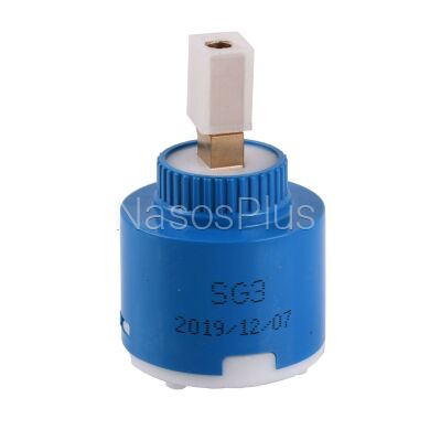 NCV-01B-D40-(SG-3)-КАРТРИДЖ для змішувача ф.40 - Короткий-Латунний шток