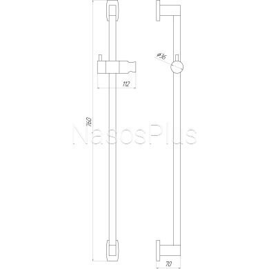 Душевая стойка TOPAZ ODISS TO-18107-00