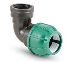 Колено ПЭ с внутренней резьбой Irritec 25х3/4"