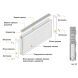 Радіатор сталевий 22/500х2800 бок KALDE