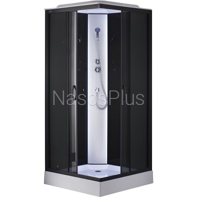 Душевой бокс квадратный NIDA L90GBB (L90B) BRAVO (4уп.) - Фото 1 Душевой бокс квадратный NIDA L90GBB (L90B) BRAVO (4уп.)