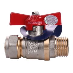Кран шаровый SOLOMON 16х1/2&Prime; B1183 наружная резьба