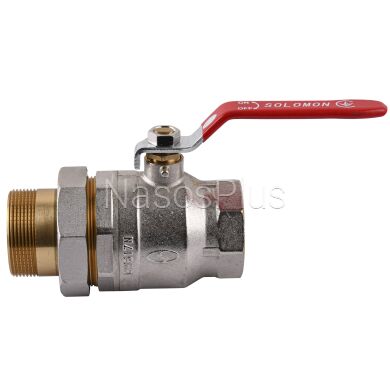 Кран шаровый прямой с американкой SOLOMON 2&Prime; УСИЛЕННЫЙ 1042