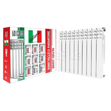Радиатор биметаллический секционный GALLARDO BIHOT 500/96 (кратно 10) - Фото 1 Радиатор биметаллический секционный GALLARDO BIHOT 500/96 (кратно 10)