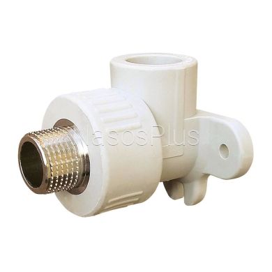 Угол PPR установочный d 20х1/2'' (20/60) с наружной резьбой Угол PPR установочный d 20х1/2'' (20/60) с наружной резьбой