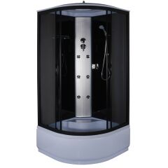 Душевой бокс полукруглый BZURA H90GBB BRAVO (4уп.)