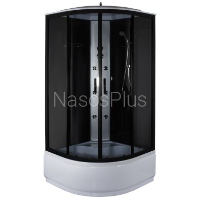 Душевой бокс полукруглый BZURA H90GBB BRAVO (4уп.) - Фото 13 Душевой бокс полукруглый BZURA H90GBB BRAVO (4уп.)